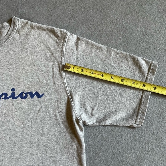 Champion Classic Men’s T-Shirt Gray Size Large Heavyweight - Picture 5 of 6